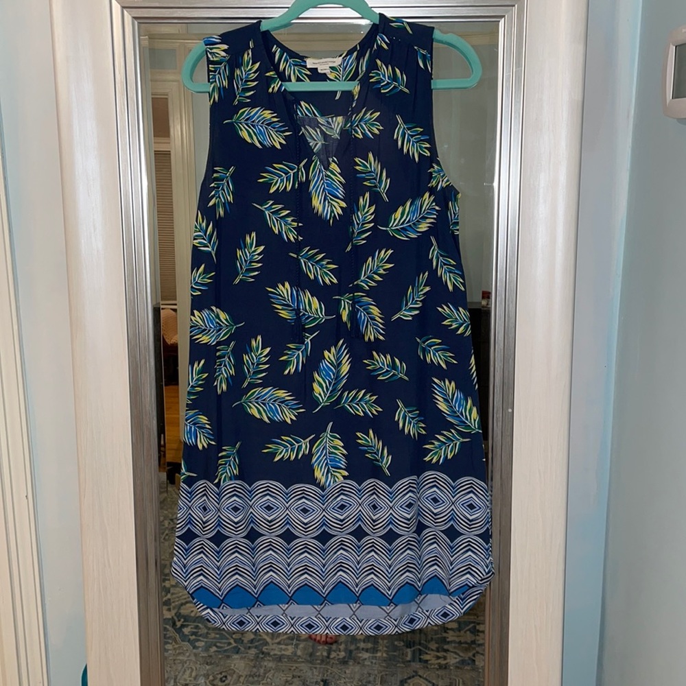 EUC Beach Lunch Lounge fern print sundress
